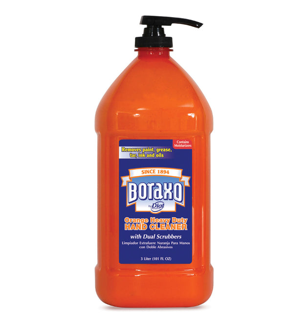 Orange Heavy Duty Hand Cleaner, 3 L Pump Bottle, 4/Carton