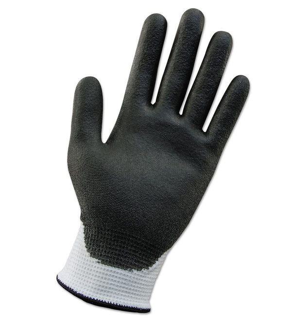 G60 ANSI Level 2 Cut-Resistant Glove, 230 mm Length, Medium/Size 8, White/Black, 12 Pairs