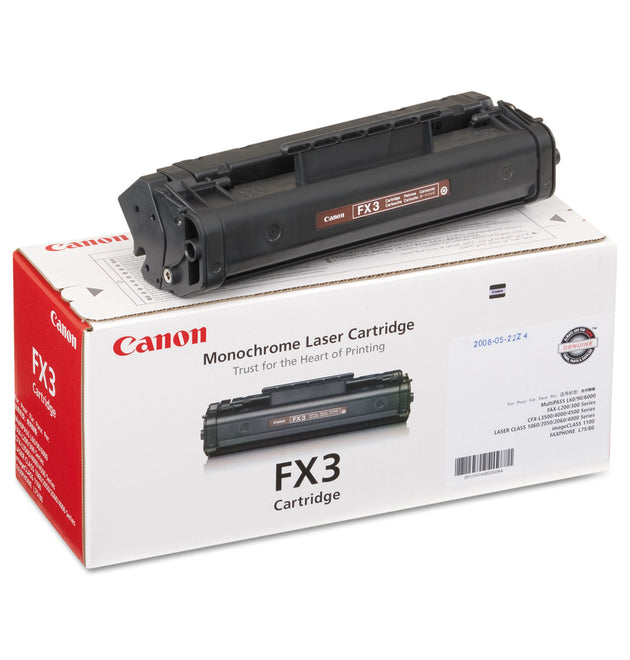 1557A002BA (FX-3) Toner, 2,700 Page-Yield, Black