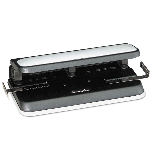 32-Sheet Easy Touch Two- to Three-Hole Punch with Cintamatic Centering, 9/32