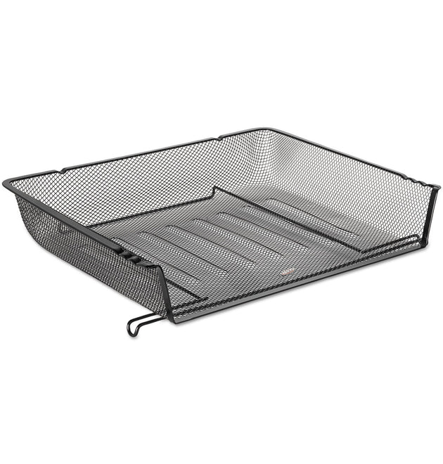 Mesh Stacking Side Load Tray, 1 Section, Letter Size Files, 14.25