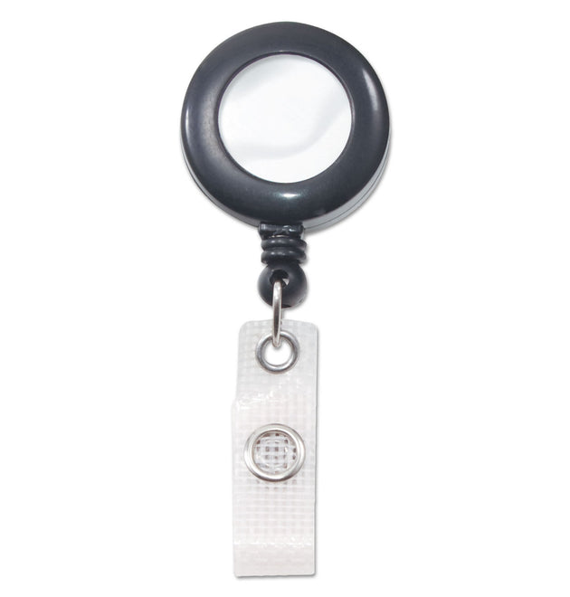 Deluxe Retractable ID Reel with Badge Holder, 24