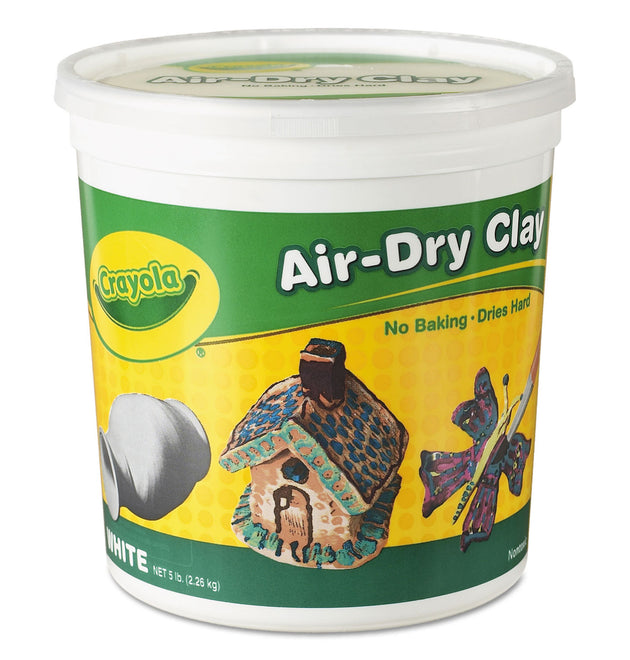 Air-Dry Clay, White, 5 lbs