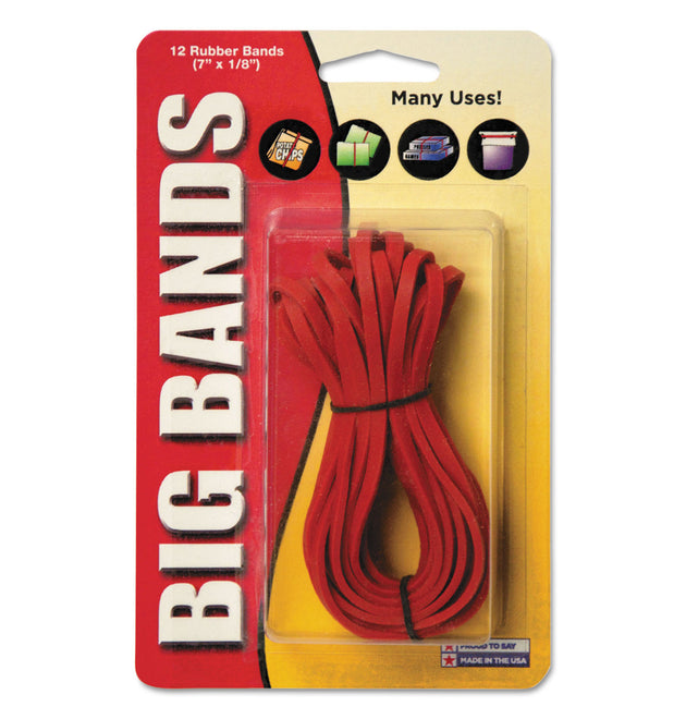 Big Bands Rubber Bands, Size 117B, 0.06