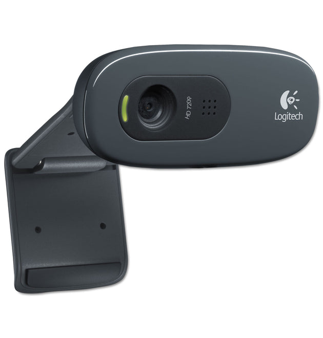 C270 HD Webcam, 1280 pixels x 720 pixels, 1 Mpixel, Black