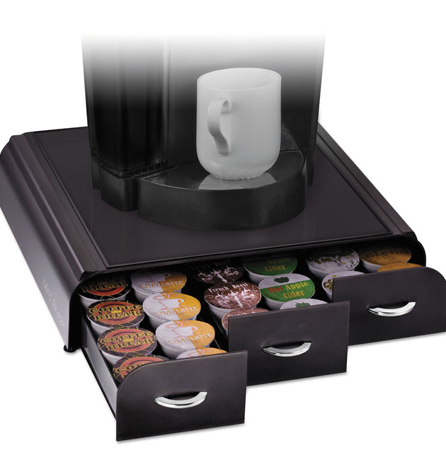 Anchor 36 Capacity Coffee Pod Drawer, 13.46 x 12.87 x 2.72, Black