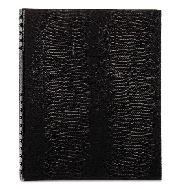 NotePro Notebook, 1-Subject, Medium/College Rule, Black Cover, (100) 11 x 8.5 Sheets