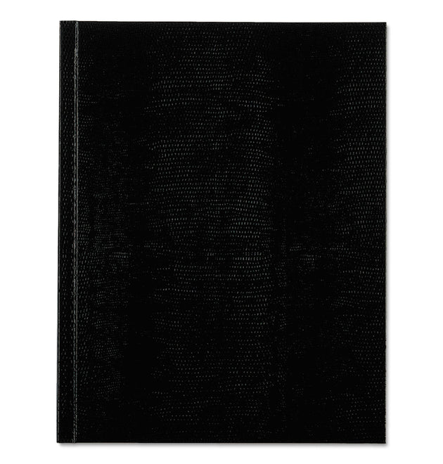 Executive Notebook, 1-Subject, Medium/College Rule, Black Cover, (150) 9.25 x 7.25 Sheets