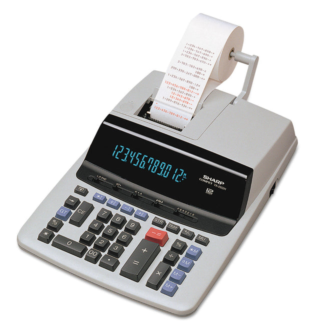 VX2652H Two-Color Printing Calculator, Black/Red Print, 4.8 Lines/Sec