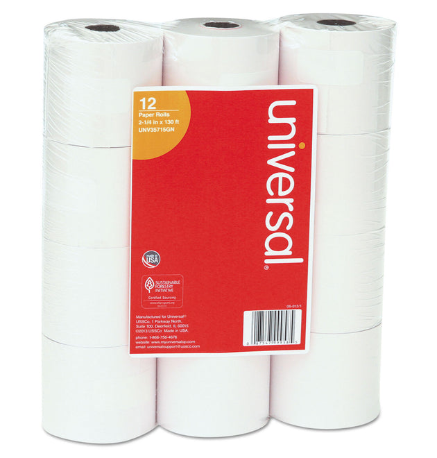 Impact and Inkjet Print Bond Paper Rolls, 0.5