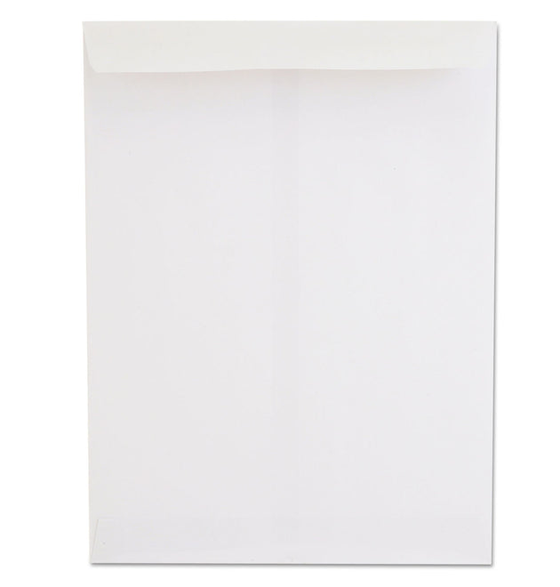 Catalog Envelope, 24 lb Bond Weight Paper, #10 1/2, Square Flap, Gummed Closure, 9 x 12, White, 250/Box