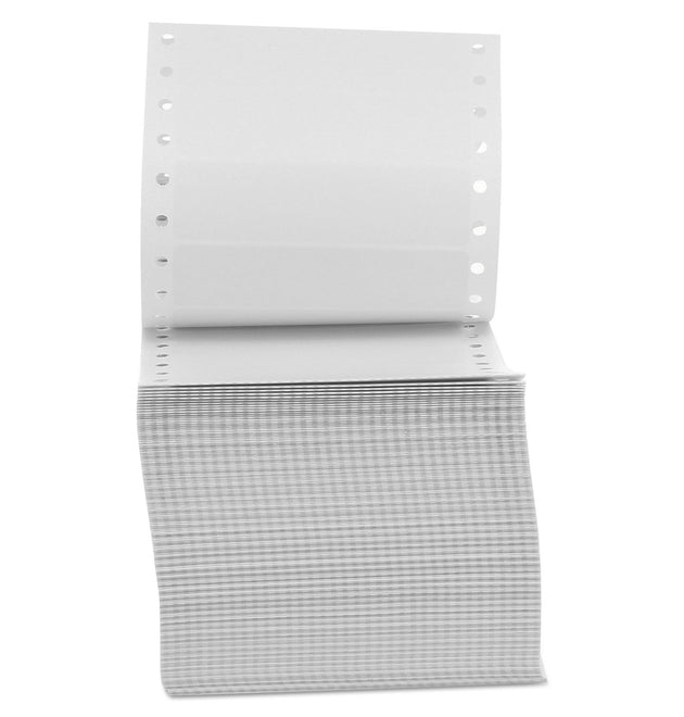 Dot Matrix Printer Labels, Dot Matrix Printers, 0.94 x 3.5, White, 5,000/Box