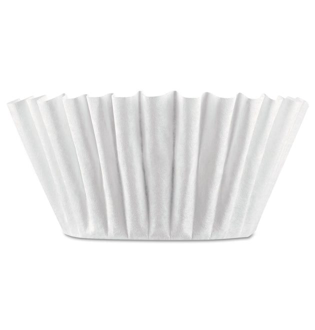 Coffee Filters, 8 to 12 Cup Size, Flat Bottom, 100/Pack