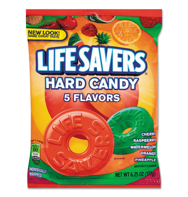 Hard Candy, Original Five Flavors, 6.25 oz Bag