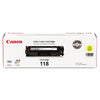 (118) Toner, 2,900 Page-Yield, Yellow