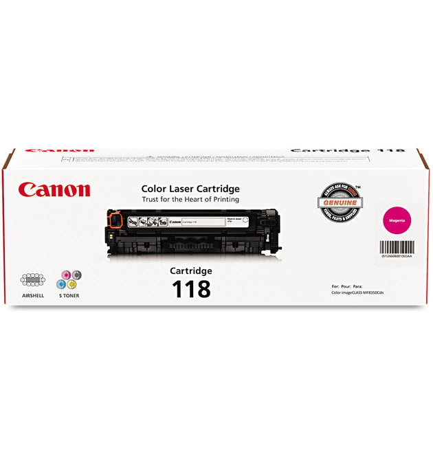 2660B001 (118) Toner, 2,900 Page-Yield, Magenta