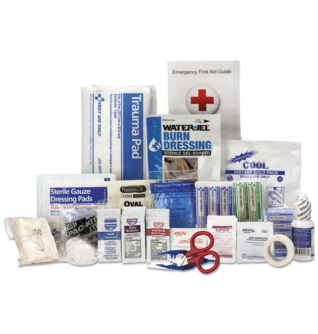 25 Person ANSI A+ First Aid Kit Refill, 141 Pieces