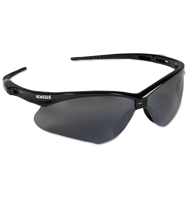 V30 Nemesis Safety Glasses, Black Frame, Smoke Lens