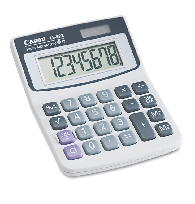 LS82Z Minidesk Calculator, 8-Digit LCD