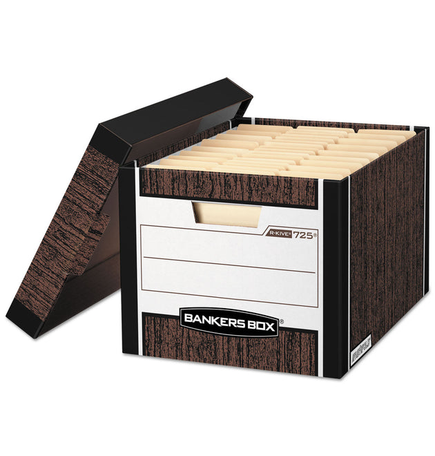 R-KIVE Heavy-Duty Storage Boxes, Letter/Legal Files, 12.75