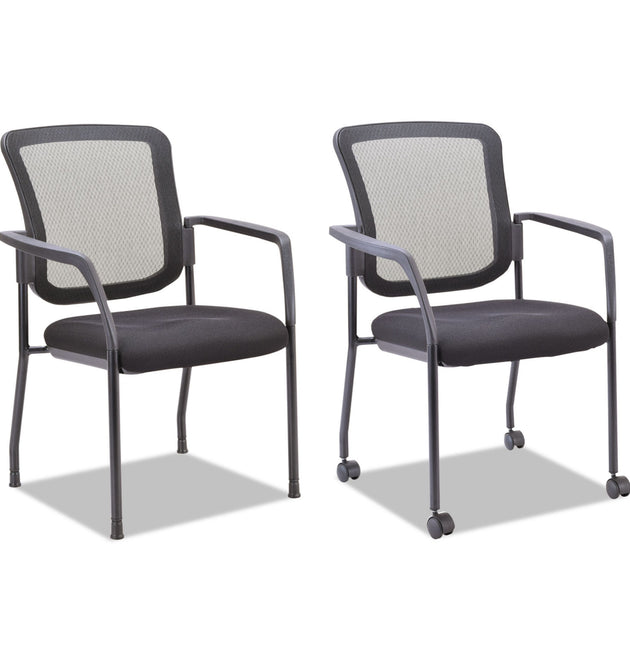 Alera Mesh Guest Stacking Chair, 26