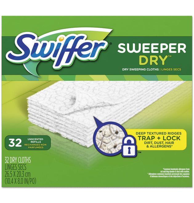 DRY REFILL CLOTHS, WHITE, 10 5/8