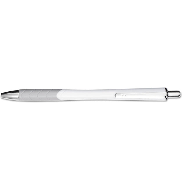 InkJoy 700 RT Ballpoint Pen, Retractable, Medium 1 mm, Blue Ink, White/Gray Barrel, Dozen