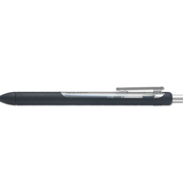 InkJoy Gel Pen, Retractable, Fine 0.5 mm, Black Ink, Black Barrel, Dozen