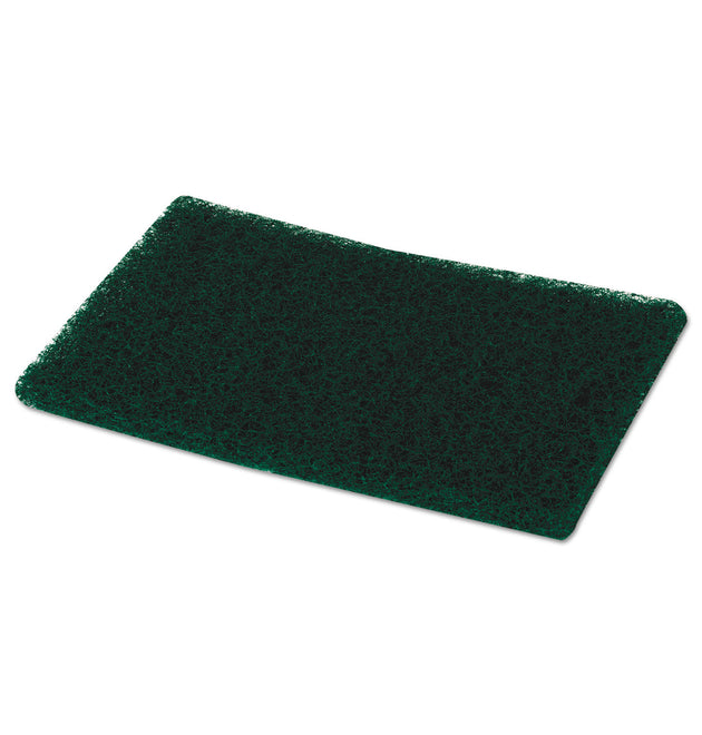 Heavy-Duty Scour Pad, 6 x 9, Green 15/Carton