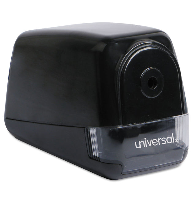 Electric Pencil Sharpener, AC-Powered, 3.13 x 5.75 x 4, Black