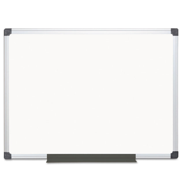 Value Lacquered Steel Magnetic Dry Erase Board, 48 x 36, White Surface, Silver Aluminum Frame