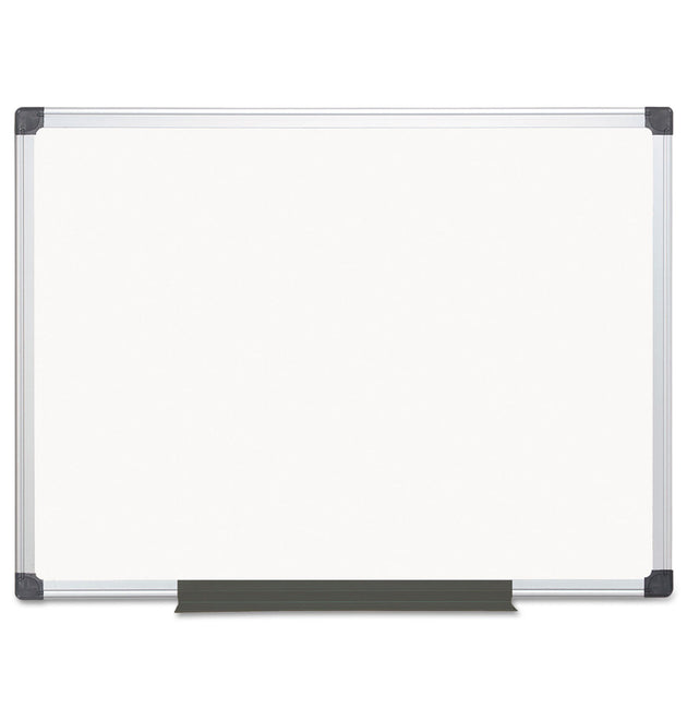 Value Melamine Dry Erase Board, 36 x 48, White Surface, Silver Aluminum Frame