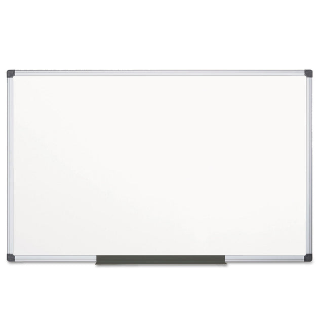 Value Melamine Dry Erase Board, 48 x 96, White Surface, Silver Aluminum Frame