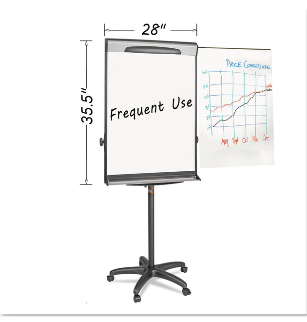 Tripod Extension Bar Magnetic Dry-Erase Easel, 69