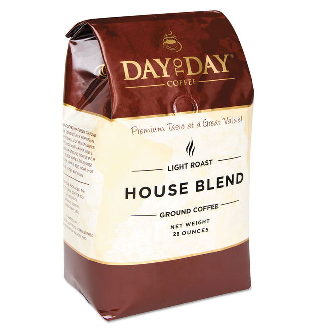 100% Pure Coffee, House Blend, Ground, 28 oz Bag