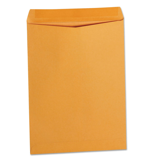 Catalog Envelope, 28 lb Bond Weight Kraft, #10 1/2, Square Flap, Gummed Closure, 9 x 12, Brown Kraft, 250/Box