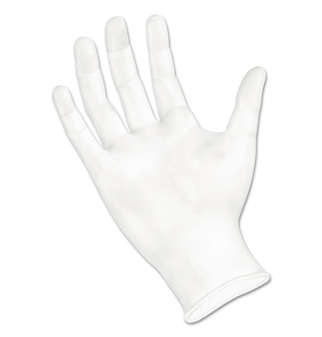 Exam Vinyl Gloves, Powder/Latex-Free, 3 3/5 mil, Clear, Medium, 100/Box