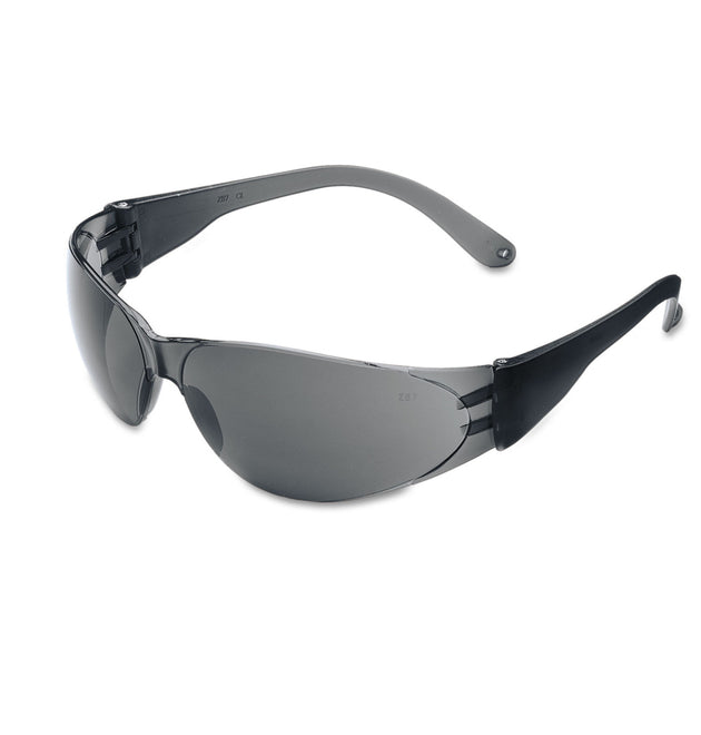 Checklite Scratch-Resistant Safety Glasses, Gray Lens