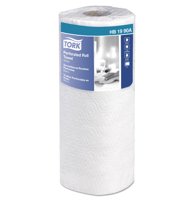 Universal Perforated Kitchen Towel Roll, 2-Ply, 11 x 9, White, 84/Roll, 30 Rolls/Carton