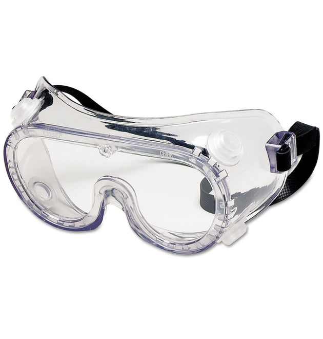 Chemical Safety Goggles, Clear Lens, 36/Box