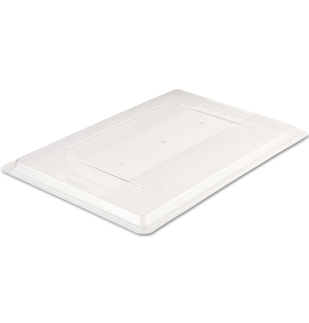 Food/Tote Box Lids, 26 x 18, Clear, Plastic