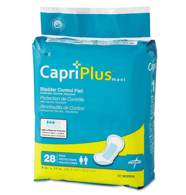 Capri Plus Bladder Control Pads, Ultra Plus, 8