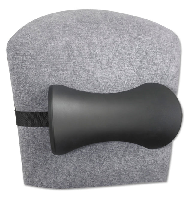 Lumbar Support Memory Foam Backrest, 14.5 x 3.75 x 6.75, Black