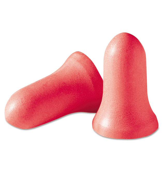 MAXIMUM Single-Use Earplugs, Cordless, 33NRR, Coral, 200 Pairs