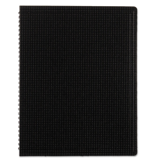 Duraflex Poly Notebook, 1-Subject, Medium/College Rule, Black Cover, (80) 11 x 8.5 Sheets