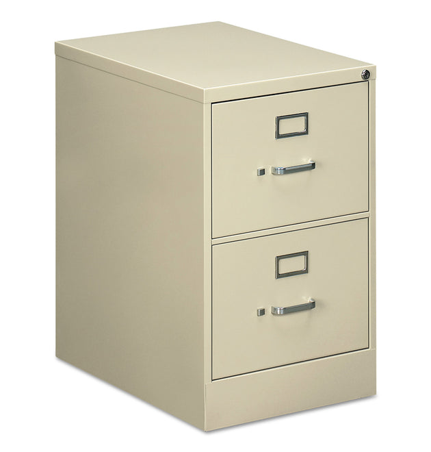 Two-Drawer Economy Vertical File, 2 Legal-Size File Drawers, Putty, 18