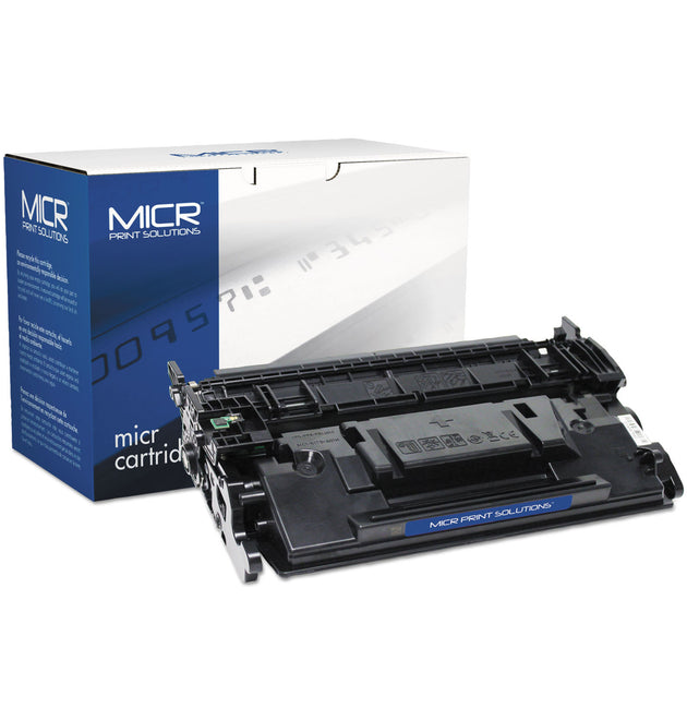 Compatible CF287A(M) (87AM) MICR Toner, 9,000 Page-Yield, Black