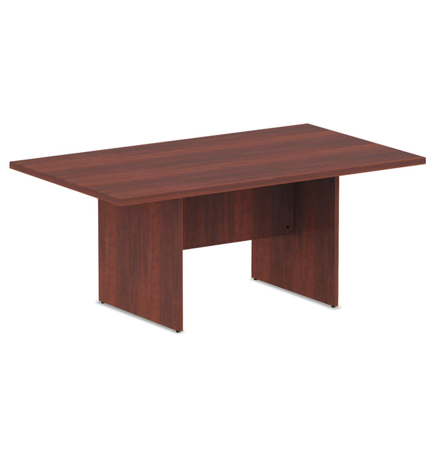 Alera Valencia Series Conference Table, Rectangular, 70.88w x 41.38d x 29.5h, Medium Cherry