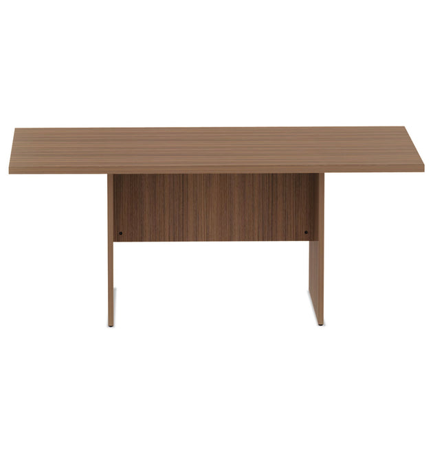 Alera Valencia Series Conference Table, Rectangular, 70.88w x 41.38d x 29.5h, Modern Walnut