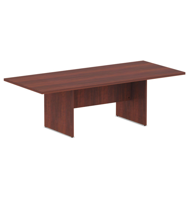 Alera Valencia Series Conference Table, Rectangular, 94.5w x 41.38d x 29.5h, Medium Cherry